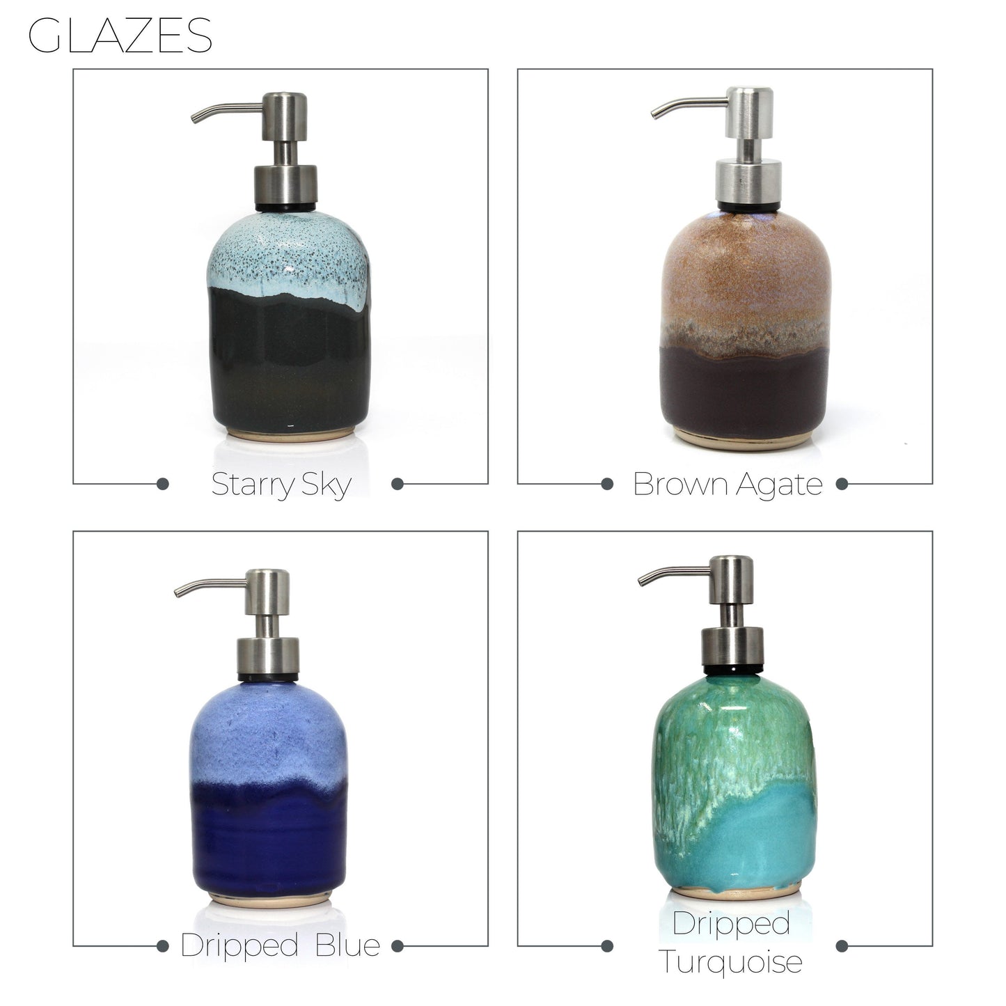 Stoneware Soap Dispenser, Soap Dispenser With Pump, Handmade Soap Dispenser, Ceramic Soap Dispenser, Bathroom Decor