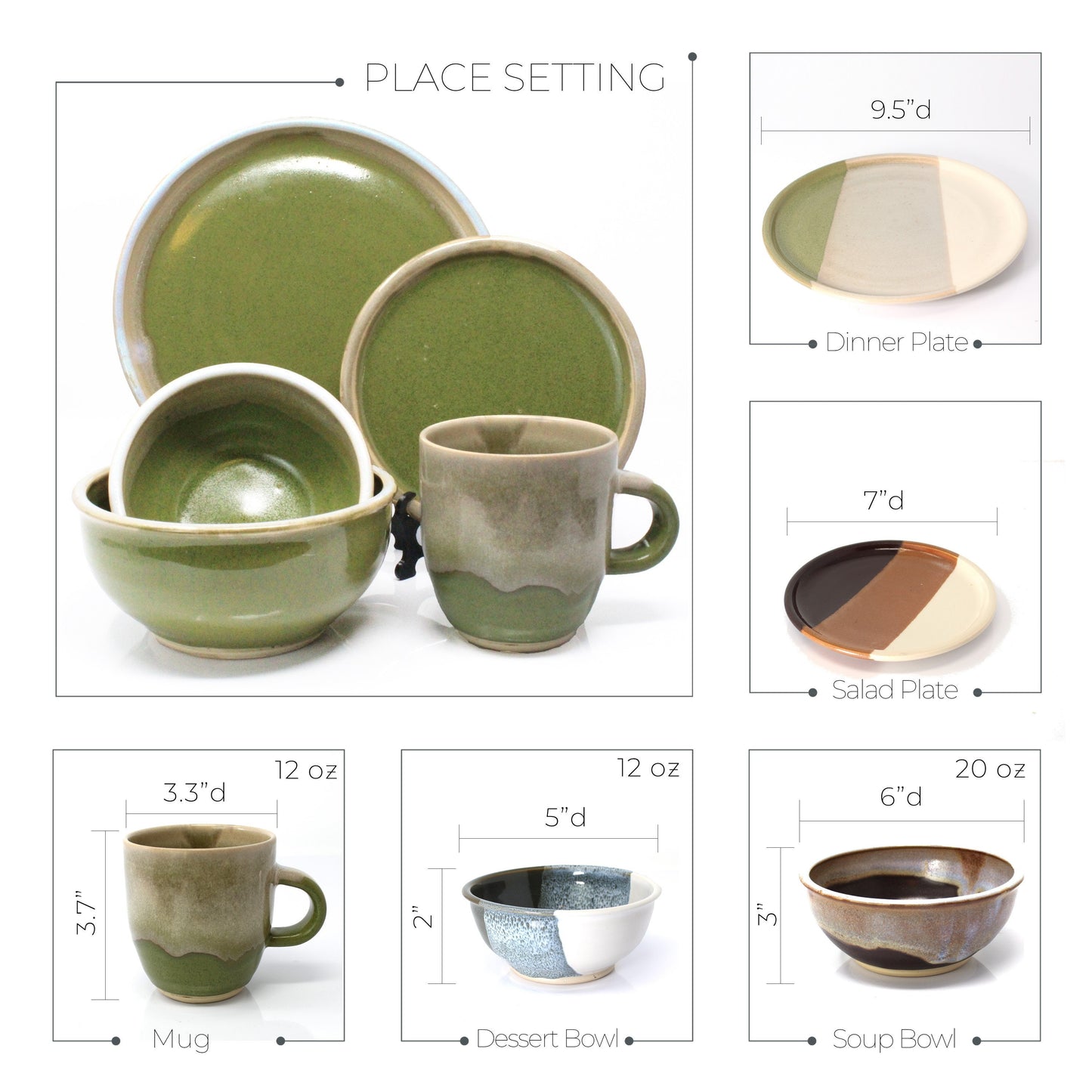 Blue Stoneware Dinnerware Set, Pottery Dinnerware Set Rustic, Dinnerware Set Stoneware, Handmade Dish Set Pottery, Blue Dishes Set