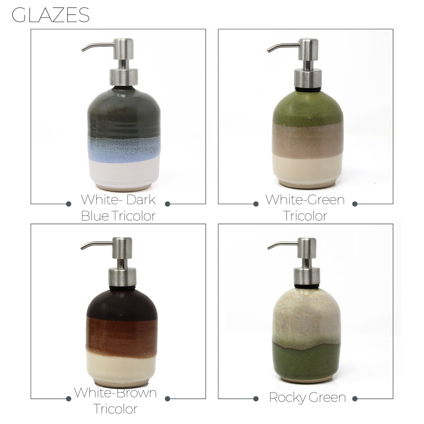 Stoneware Soap Dispenser, Soap Dispenser With Pump, Handmade Soap Dispenser, Ceramic Soap Dispenser, Bathroom Decor