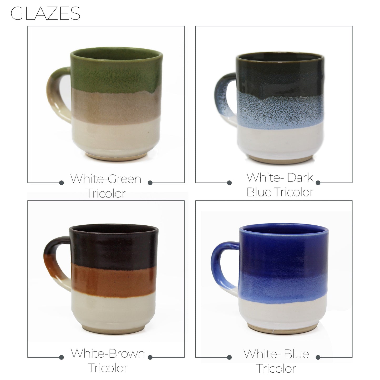 Stoneware Mug With Handle, Stoneware Coffee Mug, Pottery Mug Handmade ,  Blue Mug Speckled, Handmade Pottery Mug.