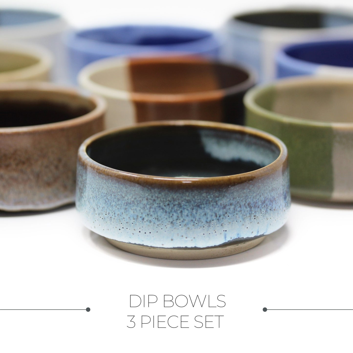 Small Ceramic Bowls Set Bowls Set of 2 Handmade Pottery 
