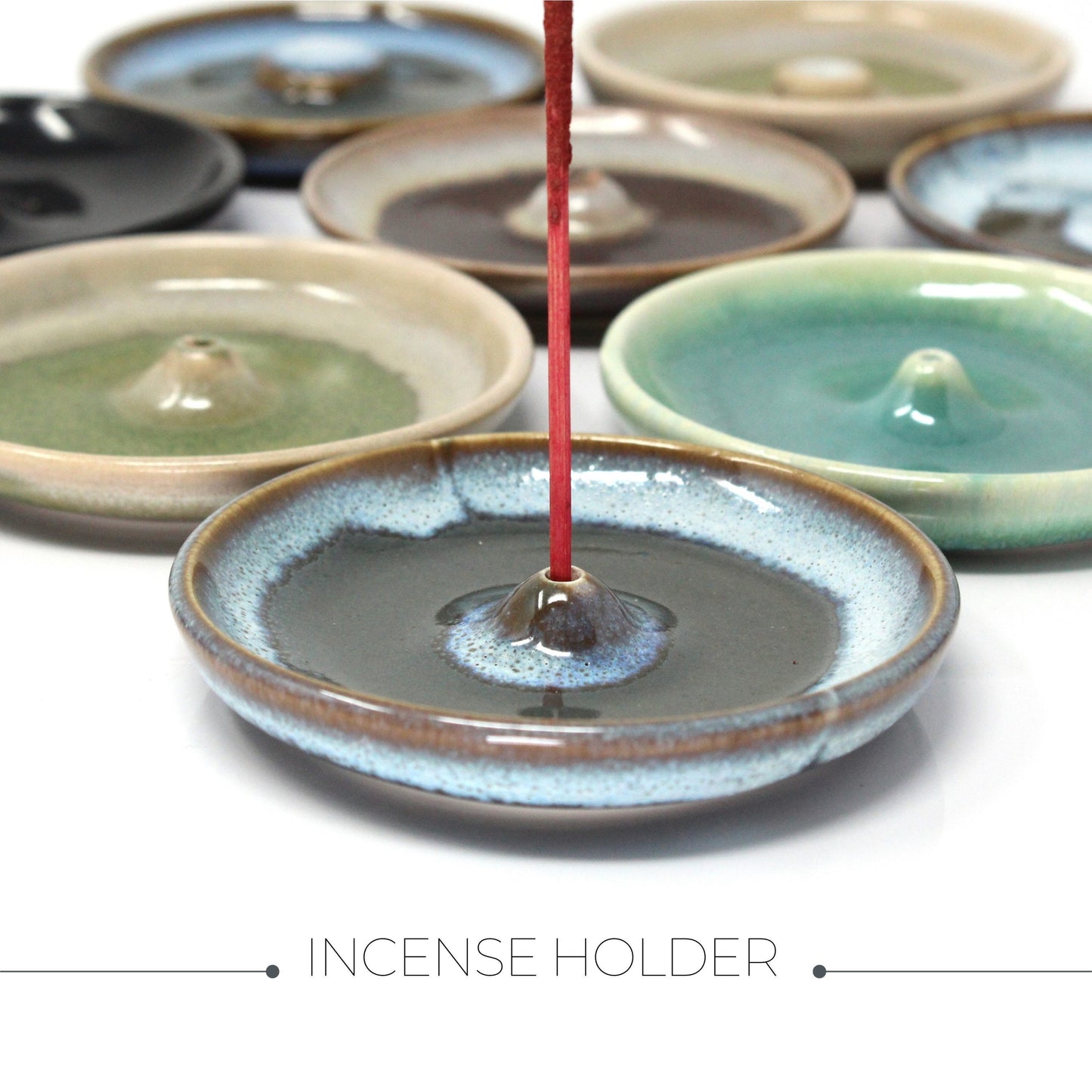Stoneware Incense Holder, Stoneware Incense Burner, Handmade Incense H –  Hands and fire