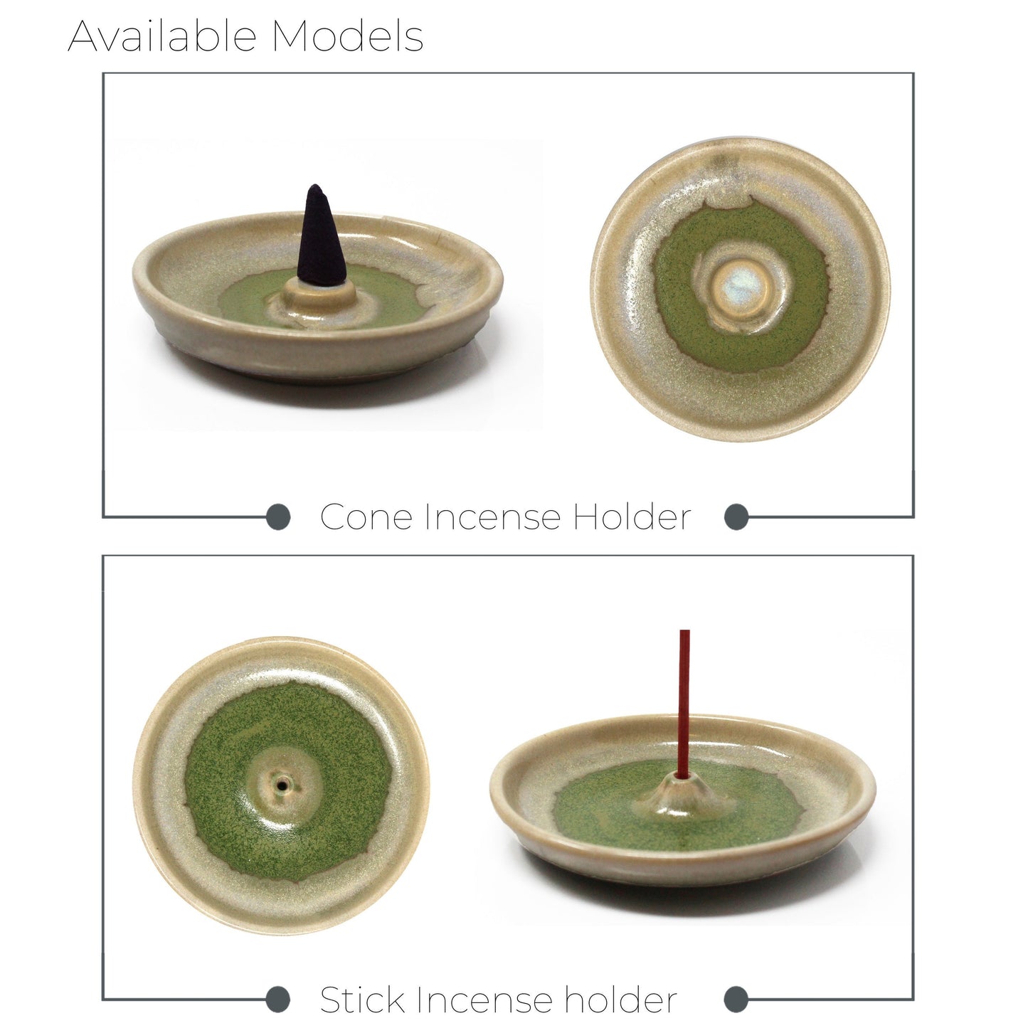 Stoneware Incense Holder, Stoneware Incense Burner, Handmade Incense H –  Hands and fire